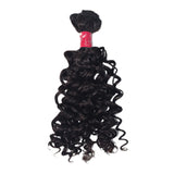 6pcs and Closure Jerry Curl Style Synthetic Package SKU Jerrycurl6pc Syn