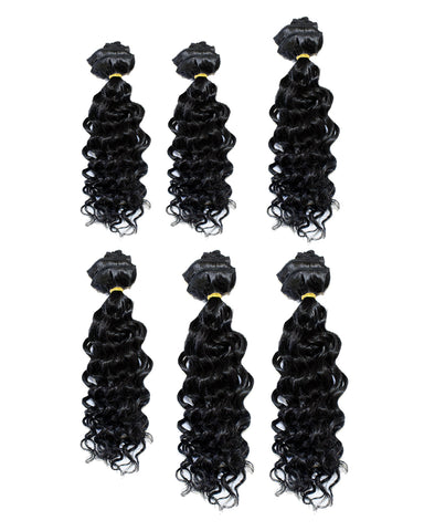 Sapphire kinky Curl 6pcs Synthetic Package SKU kinkycurl6p