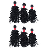 6pcs and Closure Jerry Curl Style Synthetic Package SKU Jerrycurl6pc Syn