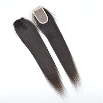 Special Beau-Diva 9A Brazilian 14inch Straight 4X2 Closure Middle Parts SKU STWC-2/4 14 Hotdot.co.za