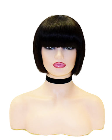 Brazilian Wig SALE Hotdot BOB Fringe Brazilian Wig 6 inches Straight