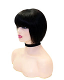 Brazilian Wig SALE Hotdot BOB Fringe Brazilian Wig 6 inches Straight