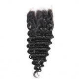 Beau-Diva 9A Brazilian Deep Water Curly 4X4 Closure CLOSURE 3PART DW CURL Hotdot.co.za