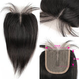 Beau-Diva 12A Brazilian Straight 4X4 Closure T- Part SKU STWC-4/4
