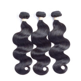 Free Closure:Brazilian Body Weaves x3Bundles+ Free Closure SKU 3BW/C