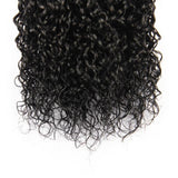 Free Closure:Brazilian KINKY CURL x3Bundles+ Free Closure SKU 3KW/C