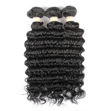 Beau-Diva 3x Bundles 12A Brazilian Deep Wave Weave Package SKU 3DEEP WAVE