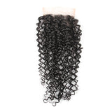Beau-Diva 12A Brazilian Kinky 4X4 Closure SKU CLOSURE 3PART KINKY CURL