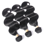 Beau-Diva 3x Bundles 9A Brazilian Hair Body Weave 10" - 22"inch Black SKU HH 3BODY