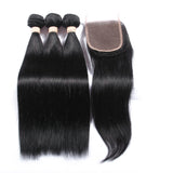 Special BOB Weaves Package: Beau-Diva 12A Brazilian Weaves 3xBundles+Closure