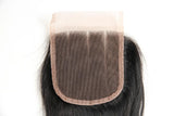 Beau-Diva 9A Human Brazilian Hair Straight Hair Closure 8"-18"inch Three Parts SKU HH CLOSURE 3PART