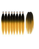 24"inches 8pcs and Closure New Straight Style Synthetic Package