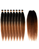 24"inches 8pcs and Closure New Straight Style Synthetic Package