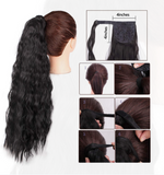 Sapphire 18 inches Pony Tail Kinky Straight SKU Ponytail KS 18