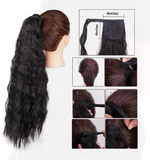 Sapphire 24 inches Pony Tail Kinky Straight SKU Ponytail KS 24