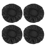 Satin Bonnet Silk Bonnet Sleeping Cap- 4pcs Jumbo Plus 52cm SKU BonnetBLKx4