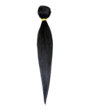 BEAU-DIVA Yaki WAVE 8PCS Brazilian Human Blend Hair PACKAGE 12'+14'+16'