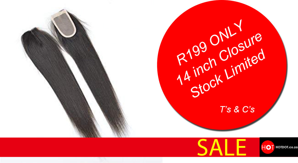 The Cheapest Brazilian Closure Sale on Hotdot.co.za From R199 ONLY