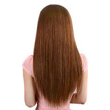 Hotdot Clipin Remy Hair Extensions Human Hair Color #6 SKU Clipin#6