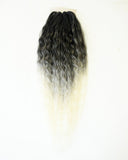 22"inches 4pcs and Closure Kinky Style Synthetic Package