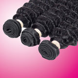 Special: Beau-Diva 3x Bundles 12 inches 12A Brazilian Hair Deep Weave Package SKU 3DEEP12
