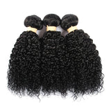 Beau-Diva 3x Bundles 9A Brazilian Hair Kinky Curly 10" - 22"inch Black SKU HH 3KINKY CURL