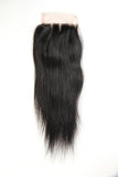 Beau-Diva 9A Human Brazilian Hair Straight Hair Closure 8"-18"inch Three Parts SKU HH CLOSURE 3PART